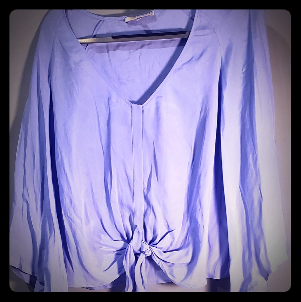Lavender Brown Blouse